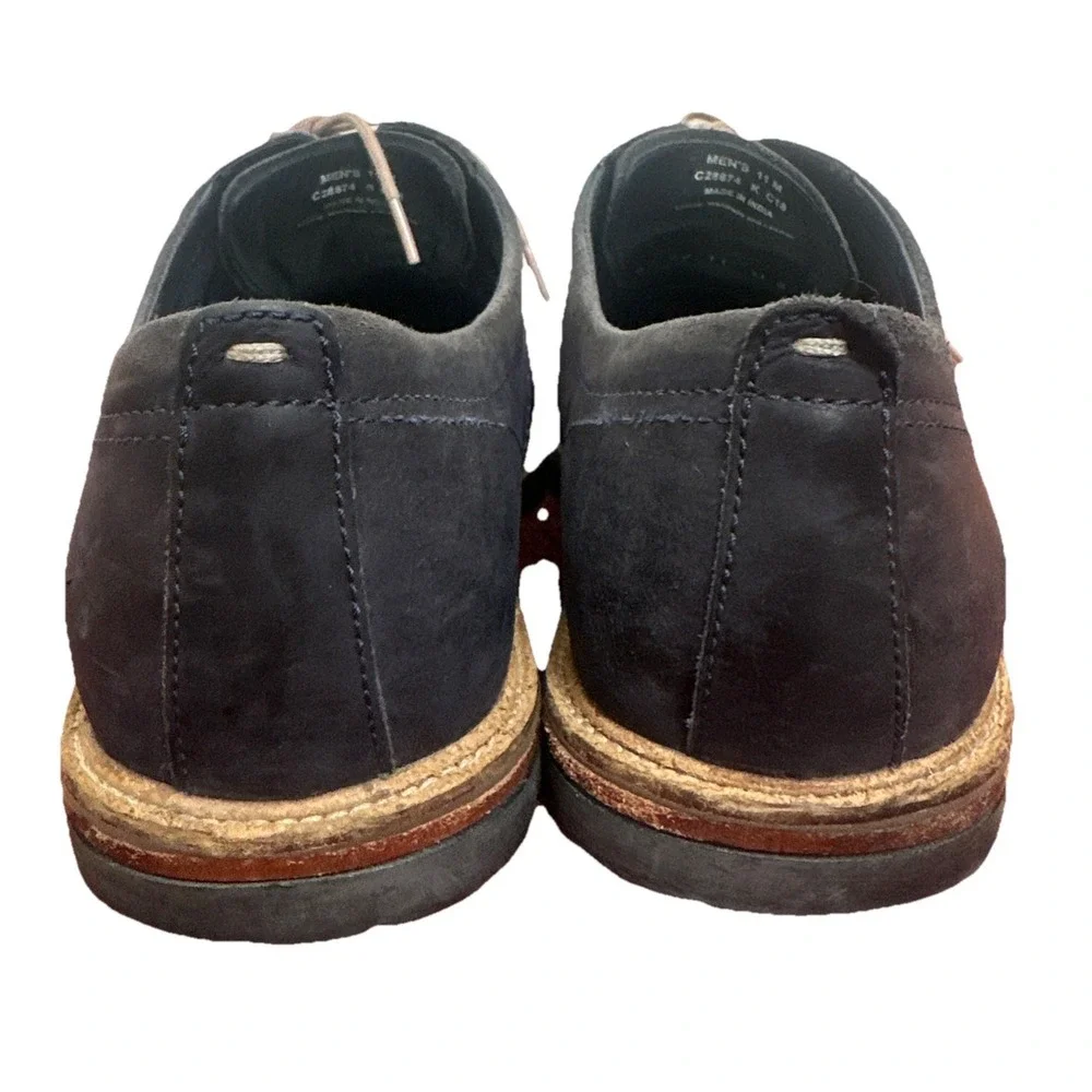 Cole Haan Grand‎ 360 WingTip Leather Navy Blue Dress Shoes Men's Size 11